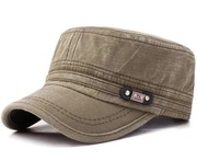 Czapka z daszkiem; patrolówka, bawełna vintage.