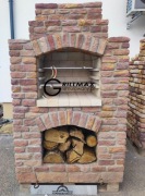 Grill Murowany Gril Ogrodowy Gotowy do Transportu