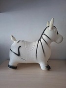 Skoczek dziecięcy – biały osiołek do skakania