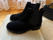 Zamszowe Męskie Sztyblety Hugo Boss 42