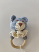 Grzechotka Niebieski miś 