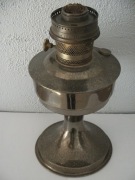 LAMPA NAFTOWA MOSIĘŻNA - STARA  ANGLIA SYGNOWANA