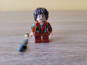 Figurka LEGO Bilbo Bagginsa z włosami Froda + pierścień i miecz
