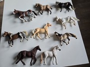Zestaw 9 koni schleich/ collecta