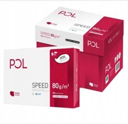 Papier ksero biurowy POLSPEED A4 80g ryza 5 x 500 ark biały do drukarki