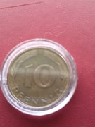 Niemcy RFN 10 fenigów pfennig 1989 mennica J 