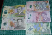 Rumunia 1-50 leja 2016-2025 P.117-120 UNC