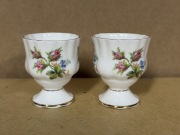 Royal Albert Moss Rose kieliszki do jajek 2 szt porcelanowe 