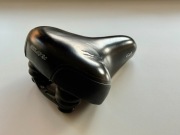 ULTRA WYGODNE ROWEROWE DAMSKIE SIODEŁKO ŻELOWE | GALAXY | CZARNE 