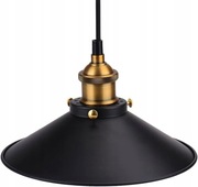 Lampa czarna metalowa