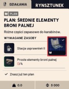 Plan ŚREDNIE ELEMENTY BRONI PALNEJ Arc Raiders