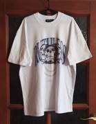 Biała Koszulka BooHooMAN Ruthless Skull Lil Tjay Oversize Duża