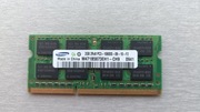Pamięć RAM do laptopa 2GB SAMSUNG PC3 10600S 09-10-F2