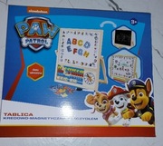 Tablica kredowa magnetyczna Nickelodeon Psi Patrol dwustronna z liczydłem