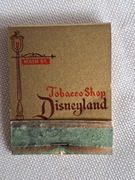 Unikatowe zapałki kolekcjonerskie Disneyland Tabacco shop . Lata 50-te . 