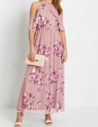 SUKIENKA MAXI W KWIATY