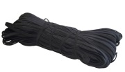 Guma Płaska Pleciona Bieliźniana Gumka Odzieżowa Czarna 7mm - 100metrów