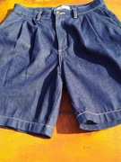 Nowe spodenki jeansowe granatowe  z wysokim stanem Reserved 40 L 