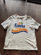 T-shirt, bluzka bawełniana Fanta Orange, H&M, r.S