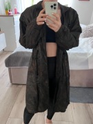 ZARA kurtka płąszcz wiatrówka moro militar khaki XS