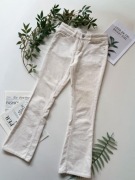 Sztruksowe spodnie flare 98% cotton