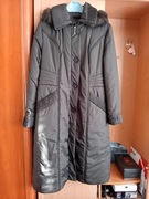 Kurtka-płaszczyk ocieplana z kapturem 