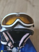 Kask i google narciarskie dla dziewczynki 