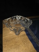 Popielniczka kryształowa PRL 