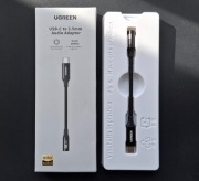 Adapter USB C 3.5mm jack Przejściówka DAC Hi-Res Audio