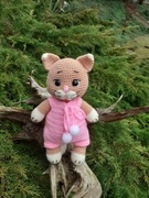 Kot kotek na szydełku