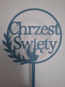 TOPPER NA TORT - CHRZEST ŚWIĘTY