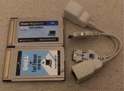 PCMCIA - PC Card | Dell 3-Com CardBus Ethernet 10/100 LAN Karta NIC
