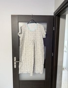 Koszula nocna muślinowa beżowa nowa rozmiar 46