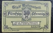 Niemcy notgeld 50 Pfennig  Wattenscheid
