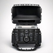 Radio OEM CD500 Opel Astra J - komplet, stan idealny, motyw CARBON