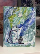 Na prezent na święta - Obraz akrylowy 30x25 na podobraziu