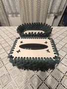 Komplet koszyków makrama 