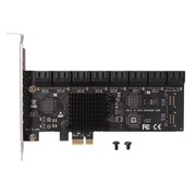 Karta PCIE Sata x16 riser adapter Chia