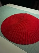 Moraj beret czerwony rozmiar uniwersalny akryl