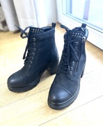 Trzewiki skórzane z ćwiekami, Lasocki, 38