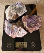 Fluoryt duży 3 sztuki minerały z Polski 1kg