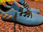 Halówki błękitne niebieskie Messi buty sportowe rozmiar 44 Adidas
