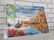 Obraz diamentowy Wenecja 30 cm x 40 cm w ramie