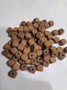 Koraliki drewniane 100 sztuk