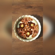 Ozdobna porcelanowa  zastawa  zestaw 53 elementów