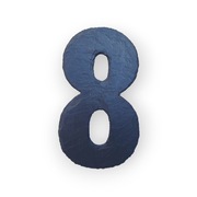 Numer, cyfra na dom 30 cm, Łupek