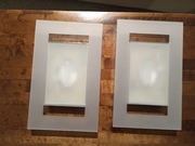 Lampa Plafon szkło metal cena za 2 szt.