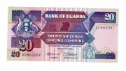 UGANDA 20 SHILLINGS 1987 P29A I-sza emisja