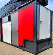Mobilna kotłownia kontenerowa 500KW olej opałowy