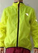 DIADORA kurtka na rower wiatrówka neonowa r. XL 